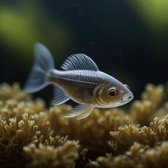 Macro Shot of Paedocypris Progenetica, The World's Smallest Fish in Ultra Realistic Detail