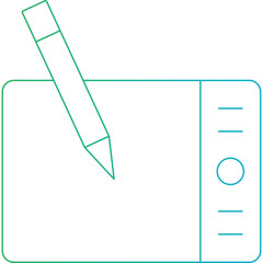 Tablet icon single vector illustration