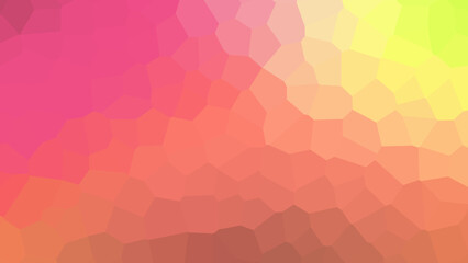 Abstract Warm Color Gradient Background with Geometric Polygonal Texture