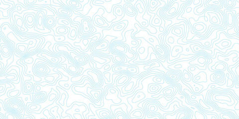 Abstract geometric vector illustration wavy black and white contour line topographic design.