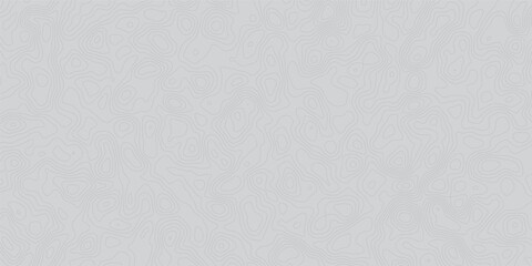 Abstract geometric vector illustration wavy black and white contour line topographic design.