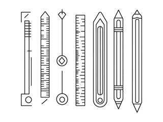 Minimalist Ruler Design for Precise Measurements and Drawings