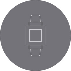 Obraz premium Watch single icon vector illustration