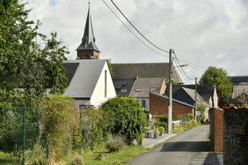 L'une des rues typique de village à Ghislenghien (Ath)