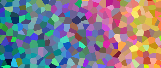 Vibrant Colorful Abstract Mosaic Pattern Background Texture