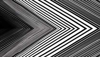 black and white warped stripes psychedelic abstract background