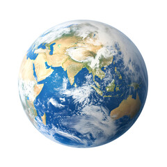 Fototapeta premium image of Earth, showcasing continents and oceans