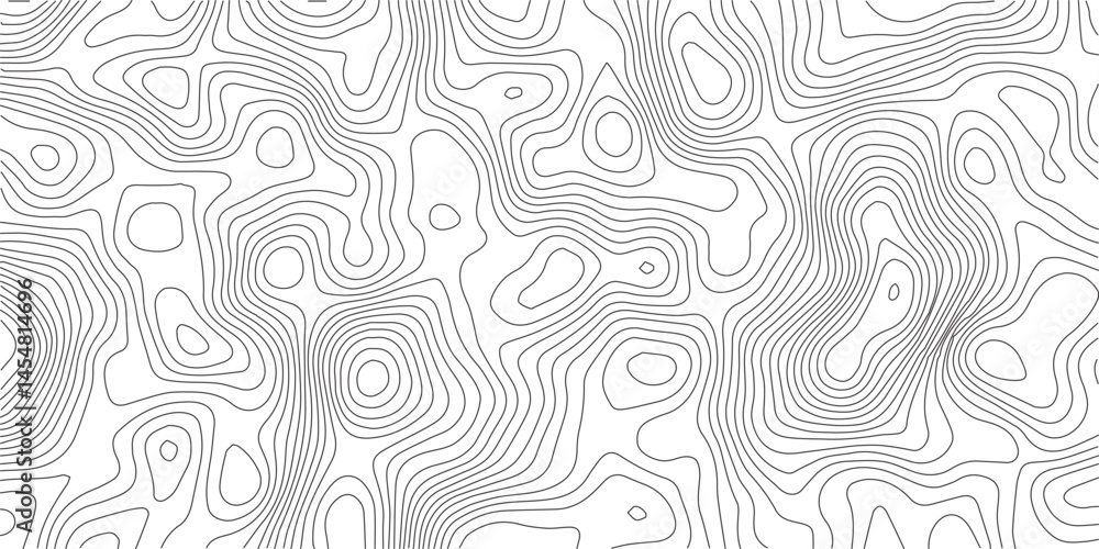 Aufkleber abstract topographic contours map background .topographic background and texture, monochrome image. 