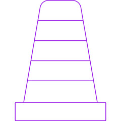 VLC icon single vector illustration