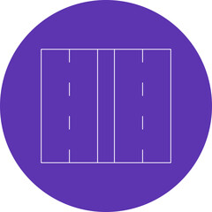 Roads icon single vector illustration