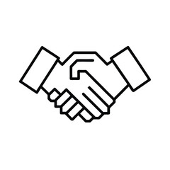 Fototapeta premium handshake vector illustration