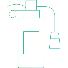 Fire extinguisher icon single vector illustration