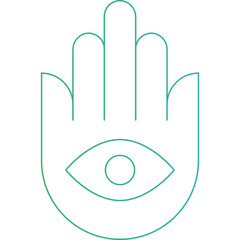 Hand icon single vector illustration