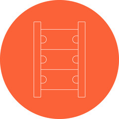 Stretcher icon single vector illustration