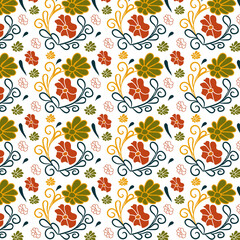 Obraz premium seamless floral pattern