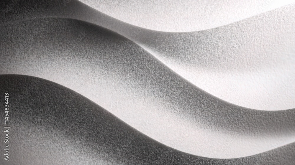 Poster soft monochrome ripple pattern with moving shadows and textures