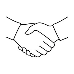 Fototapeta premium handshake vector illustration
