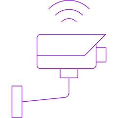 CCTV icon single vector illustration