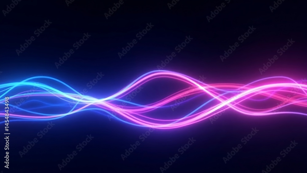 Poster abstract blue and colorful backgrounds with wave designs feature light lines, fractal patterns, and 