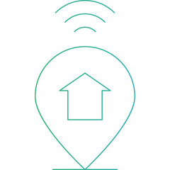 Location icon single vector illustration