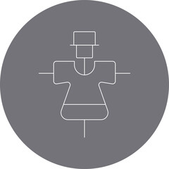 Dresses icon single vector illustration