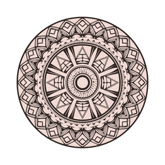 Creative mandala design with colorful.	