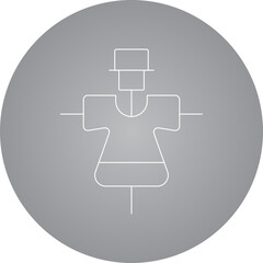 Dresses icon single vector illustration