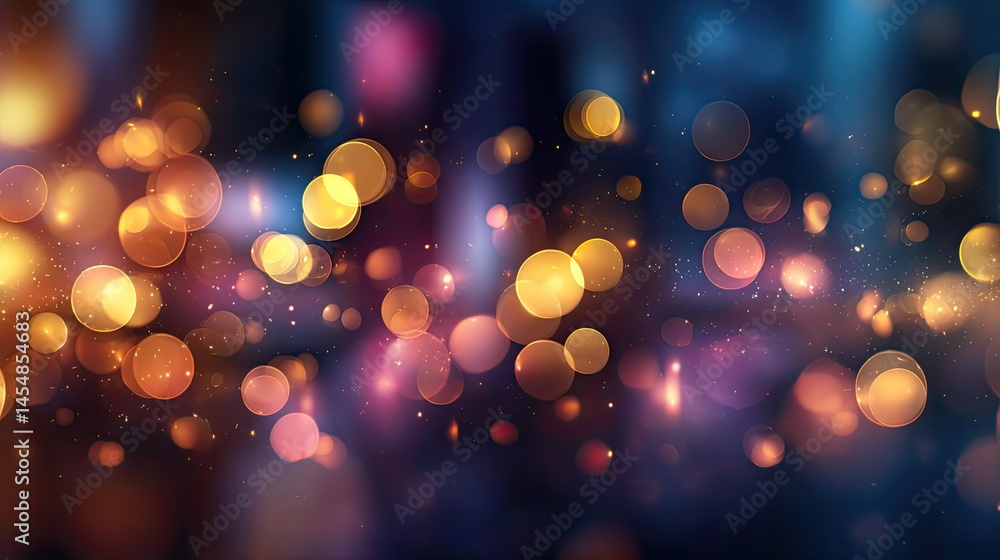 Poster captivating bokeh light effect design for business concepts creative environment visual art perspect