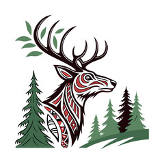 deer vector illustration