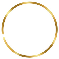 Golden Circle, golden border, golden wedding ornament, luxurious gold circle