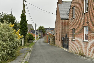 L'une des rues typiques du village de Ghislenghien (Ath)