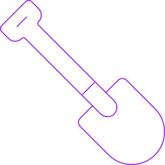 Showels icon single vector illustration
