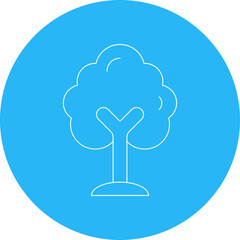 Tree icon single vector illustration
