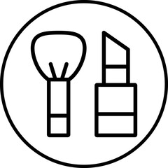 Cosmetics icon single vector illustration