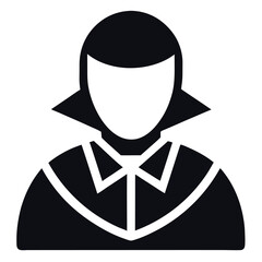 Collection of Black and White Female Professional Icons