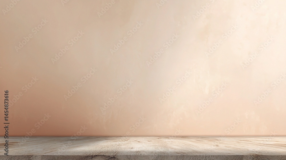 Poster soft tan background with light gradient and blurred effect