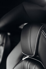 Modern car leather seats sport style