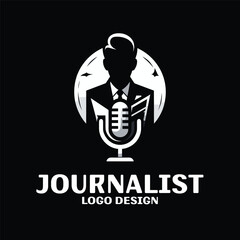 Journalist Vector Logo Design