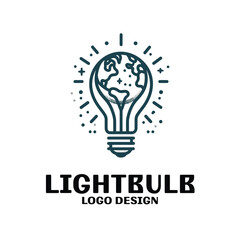 Lightbulb Vector Logo Design