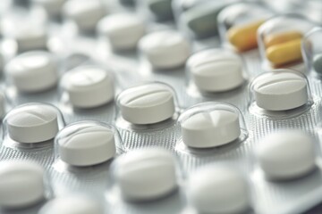 Colorful Pill Case Overflowing with Medications Highlighting Health Concerns