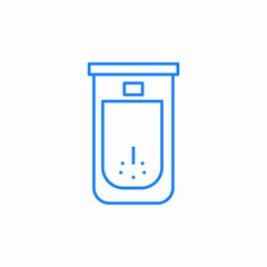 simple soap dispenser icon sign vector