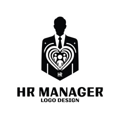 HR Manager Vector Logo Design
