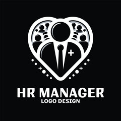 HR Manager Vector Logo Design
