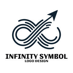 Fototapeta premium Infinity Symbol Vector Logo Design
