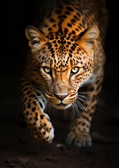 Obraz premium Leopard photography portrait