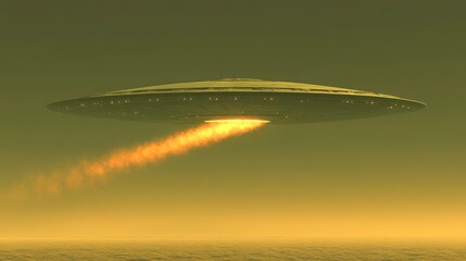 Futuristic Spaceship Descending  Alien Planet  Sci Fi Travel  8K  High Detail