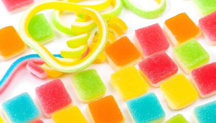 colorful jelly sweets