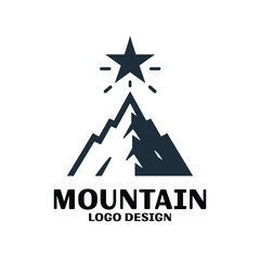 Obraz premium Mountain Vector Logo Design