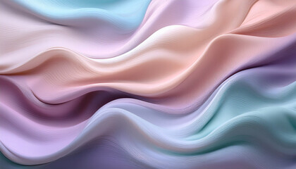 Fototapeta premium liquid smooth wavy texture in pastel shades