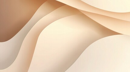 Abstract Minimalist Background with Smooth Curves and Subtle Tones